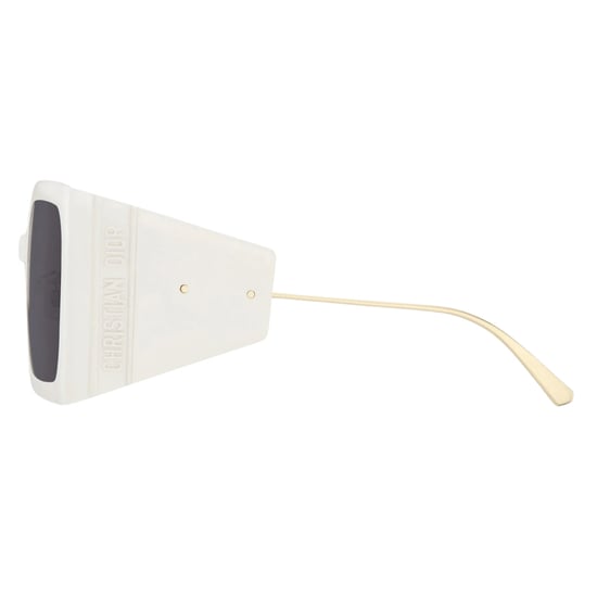 Dior Diorsolar - Sonnenbrille Mit Elfenbeinfarbenem Rahmen Und Dunkelgrauen Gläsern - Image 3