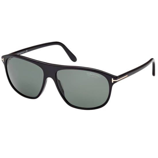 Tom Ford – Prescott – Sonnenbrille in Grün mit polarisierten Gläsern und glänzendem Schwarz - Image 2