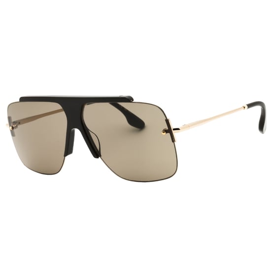Victoria Beckham - Sonnenbrille Mit Goldfarbenen Gläsern In Mokkabraun - Image 2