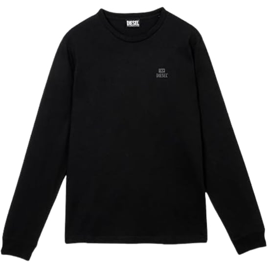 Diesel - Langärmliges Schwarzes T-shirt - Image 1