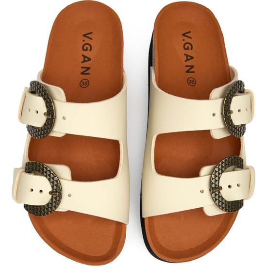 V.gan Vegane Pflaumenfußbett Reptilien Sandalen - Image 2