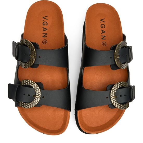 V.gan Vegane Pflaumenfußbett Reptilien Sandalen - Image 2