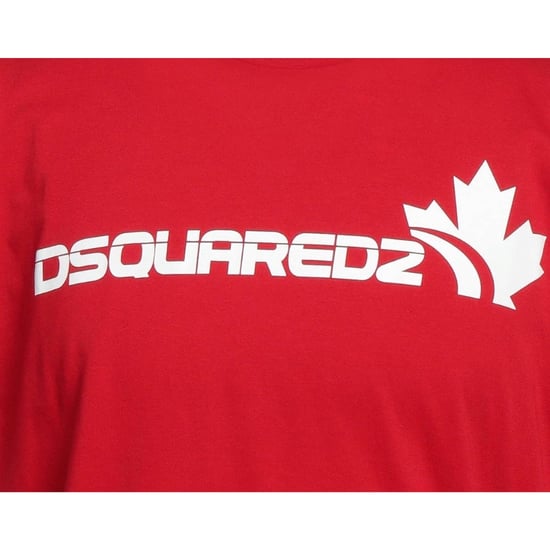Dsquared2 Cool Fit T-shirt In Rot Mit Ahornblatt-logo - Image 4