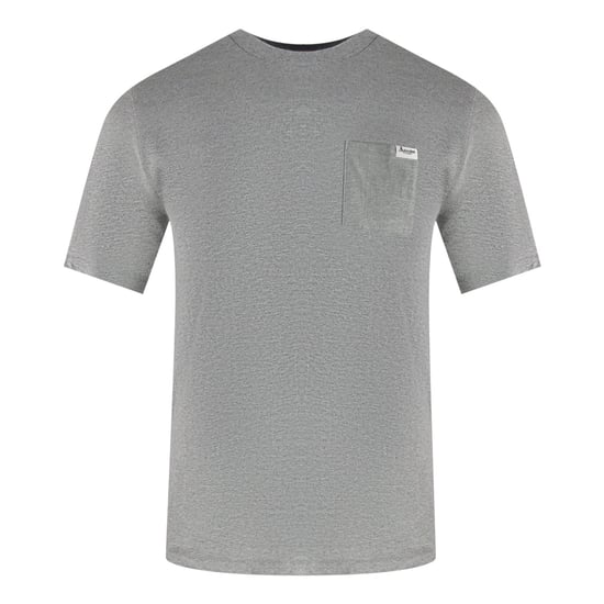Aquascutum Active T-shirt Mit Kleiner Tasche, Hellgrau - Image 1