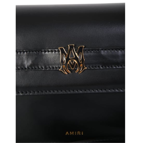 Amiri Kalbsleder „ma" Kleine Clutch Schwarze Tasche - Image 4