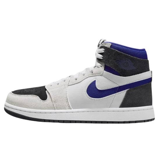 Nike Air Jordan 1 Zm Air Blaue Details Weiße Turnschuhe - Image 2