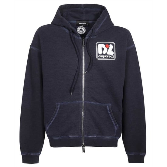Dsquared2 - Hercalina Fit - Dunkelmarineblauer Hoodie - Image 1