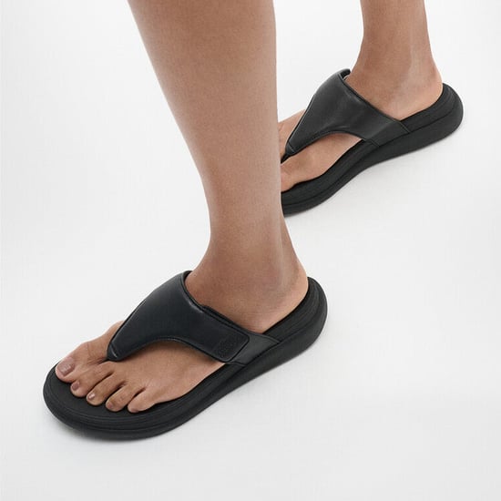 Fitflop F-mode Go Damen Zehenstegsandalen Schwarz - Image 3