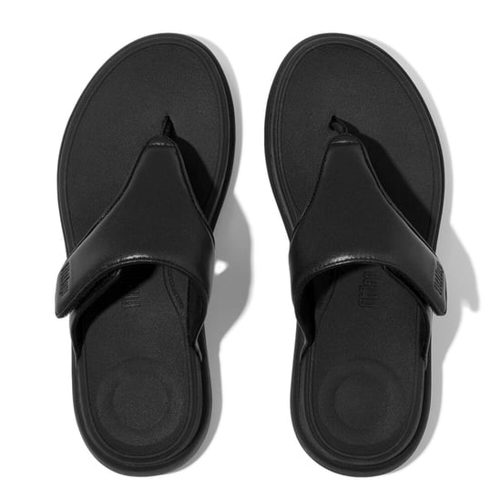 Fitflop F-mode Go Damen Zehenstegsandalen Schwarz - Image 4