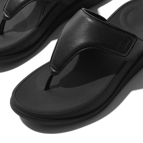 Fitflop F-mode Go Damen Zehenstegsandalen Schwarz - Image 5