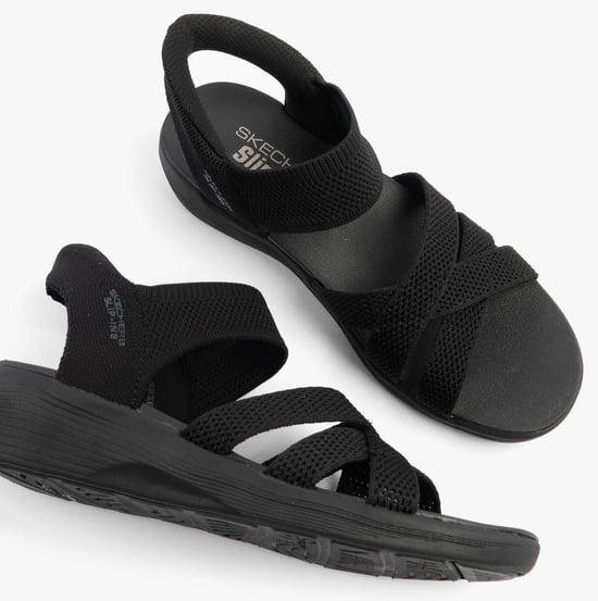 Skechers Arya - Cooling Off Damen Sandalen Schwarz - Image 6