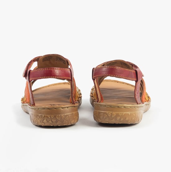 Josef Seibel Ivy 02 Damen Sandalen Rot-Multi - Image 5