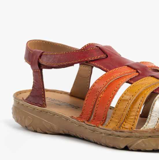 Josef Seibel Ivy 02 Damen Sandalen Rot-Multi - Image 6