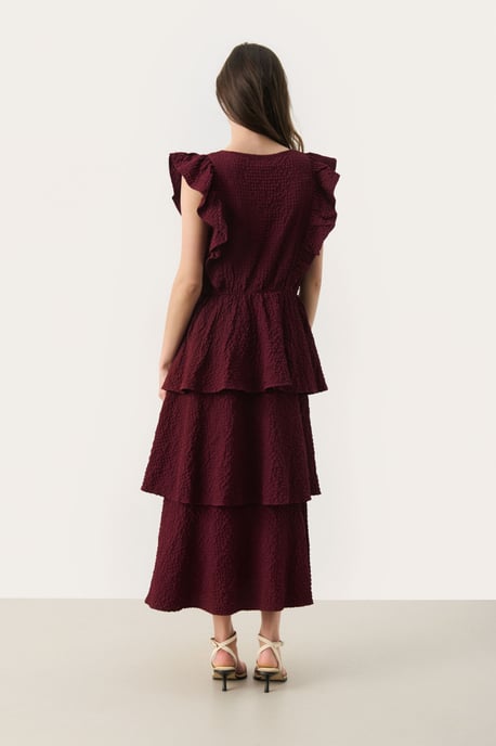 Kleid TulaPW Gerade Passform bordo - Image 3