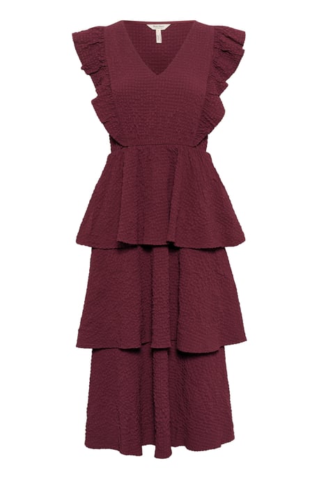 Kleid TulaPW Gerade Passform bordo - Image 4