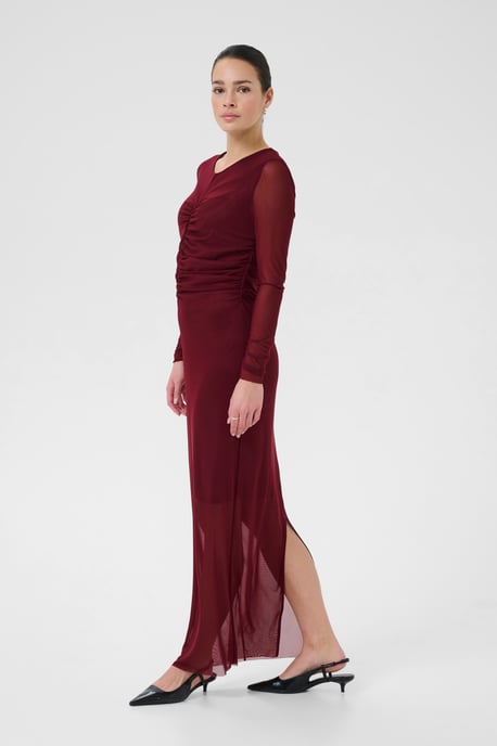 Kleid KAchai Slim fit bordo - Image 2
