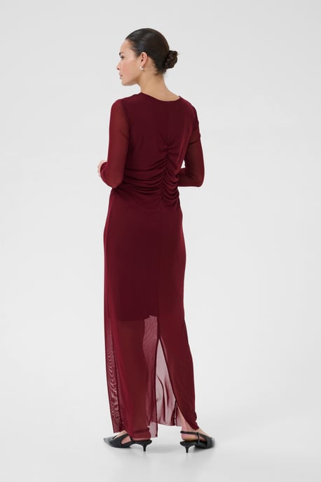 Kleid KAchai Slim fit bordo - Image 3