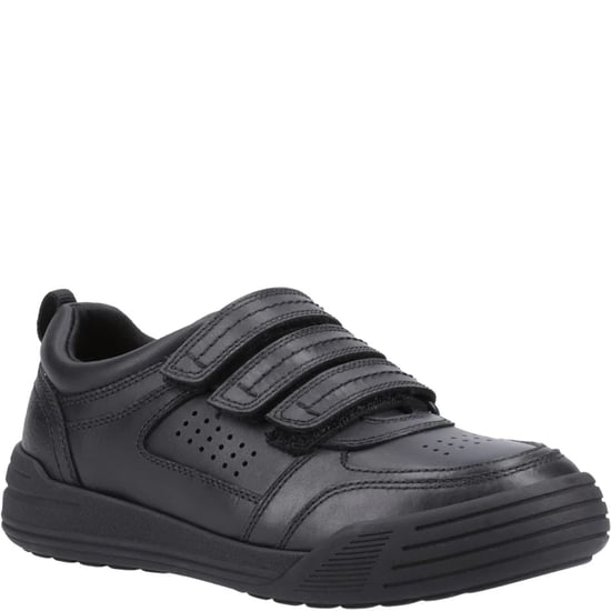 Hush Puppies Scott Jungen Leder-Schulschuhe Schwarz - Image 1