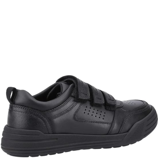 Hush Puppies Scott Jungen Leder-Schulschuhe Schwarz - Image 2