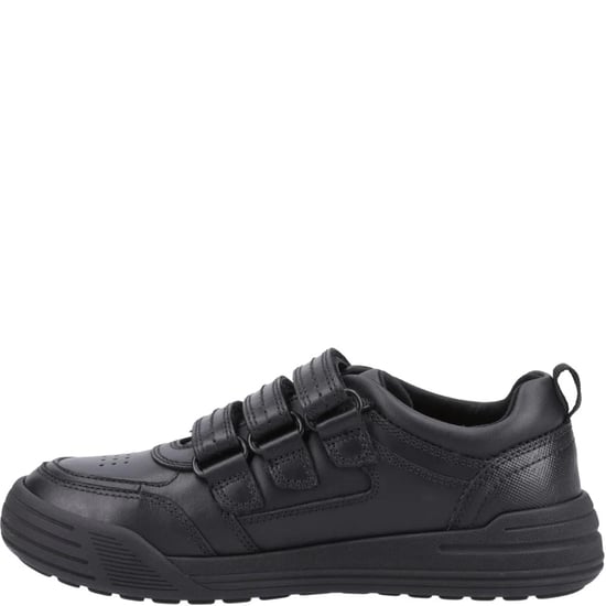 Hush Puppies Scott Jungen Leder-Schulschuhe Schwarz - Image 4