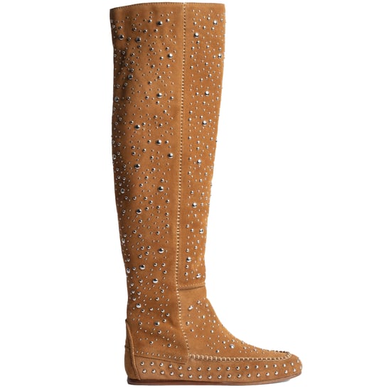 SWCT00791 Kniehohe Wildlederstiefel für Damen - Image 1