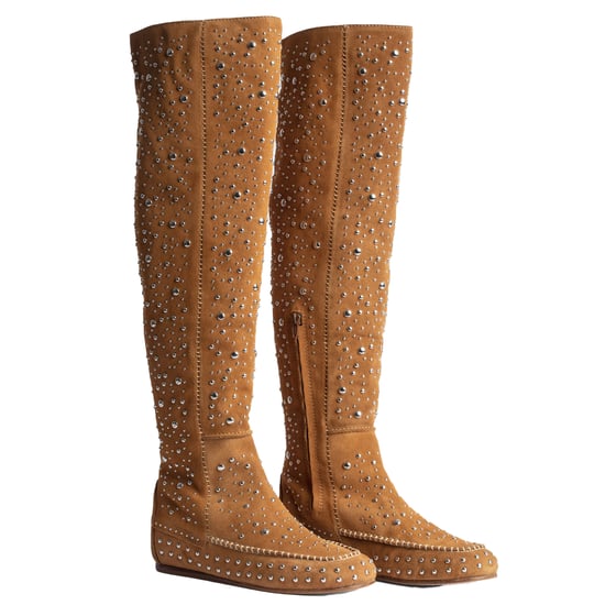 SWCT00791 Kniehohe Wildlederstiefel für Damen - Image 4