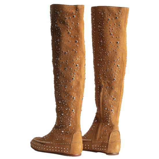 SWCT00791 Kniehohe Wildlederstiefel für Damen - Image 5