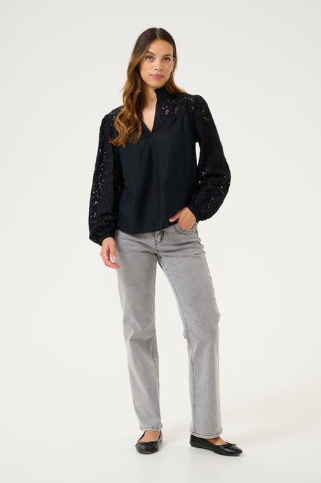 Langarm-Bluse CRLiselin Regular fit black - Image 1