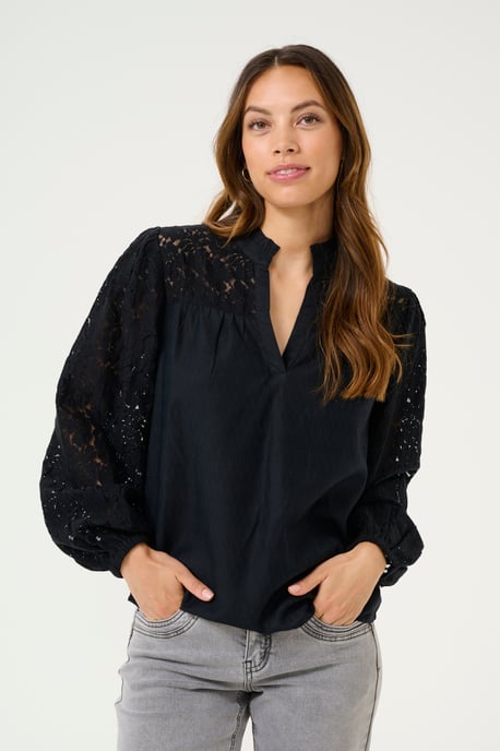Langarm-Bluse CRLiselin Regular fit black - Image 3