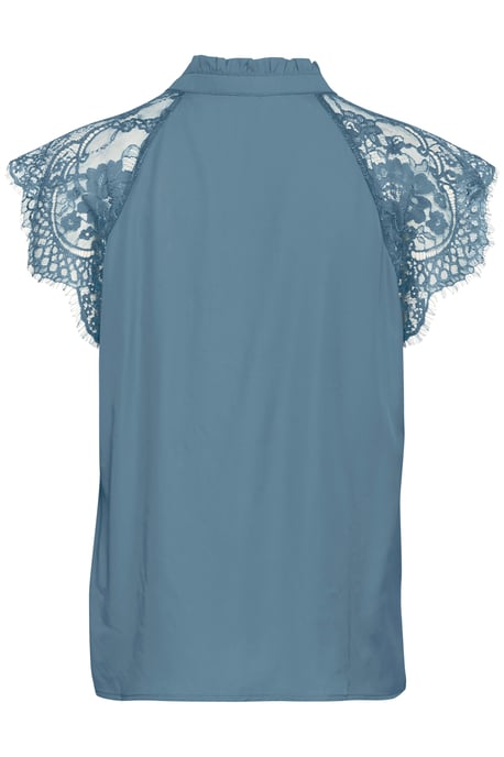 Kurzarm-Bluse CRNola Straight fit blue - Image 5