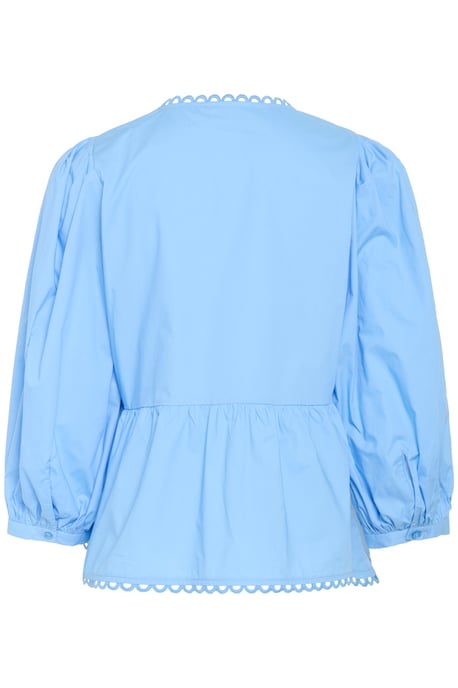Kurzarm-Bluse KBAnnabelle Peplum fit blue - Image 5