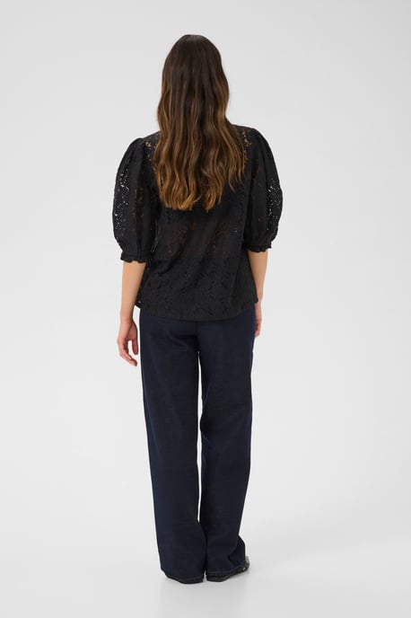 Kurzarm-Bluse CRKaspis A-shape black - Image 3