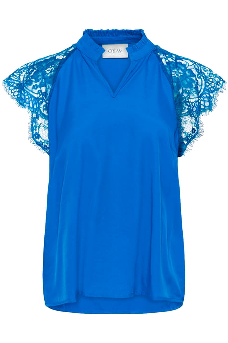 Kurzarm-Bluse CRNola Straight fit blue - Image 4
