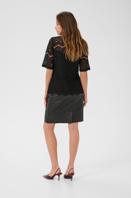 Kurzarm-Bluse CUulia Slim fit black - Image 2