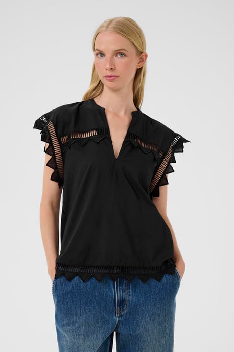 Ärmellose Bluse KBOmmi Straight fit black - Image 3