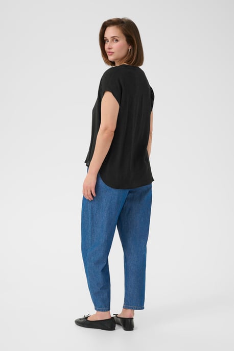 Kurzarm-Bluse KAanja Regular fit black - Image 2