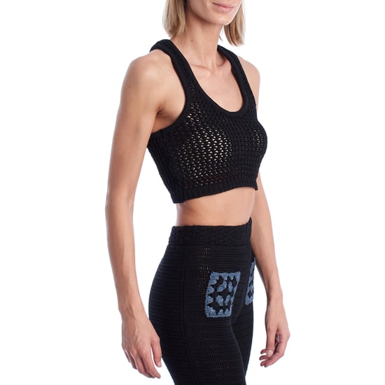 KWTT00103 Durchbrochenes Stricktop für Damen - Image 3