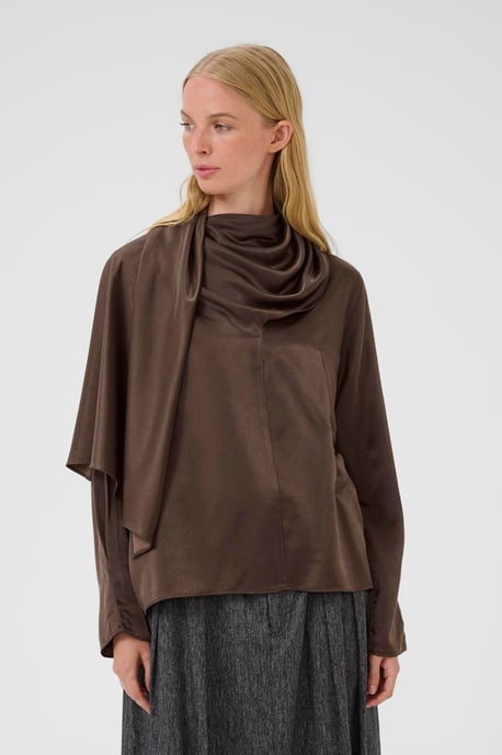 Langarm-Bluse KBBlanca Feminine brown - Image 3