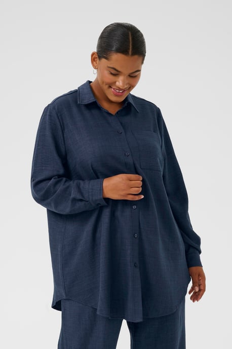Langarm-Bluse KCellie Loose fit dark blue - Image 3