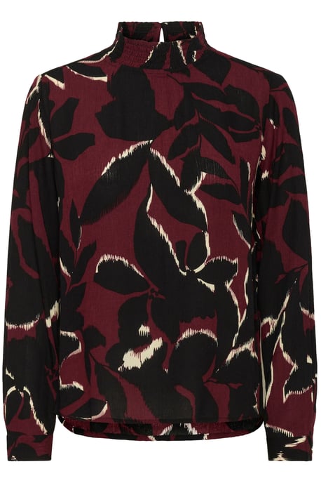 Langarm-Bluse KAamber Regular fit bordo - Image 4