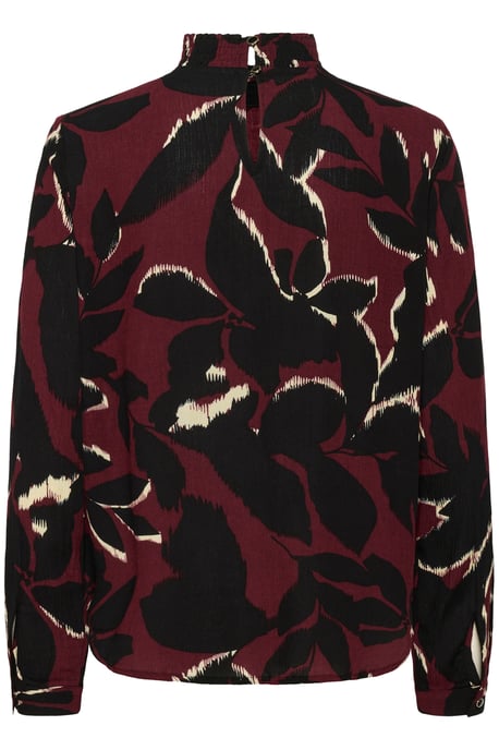Langarm-Bluse KAamber Regular fit bordo - Image 5
