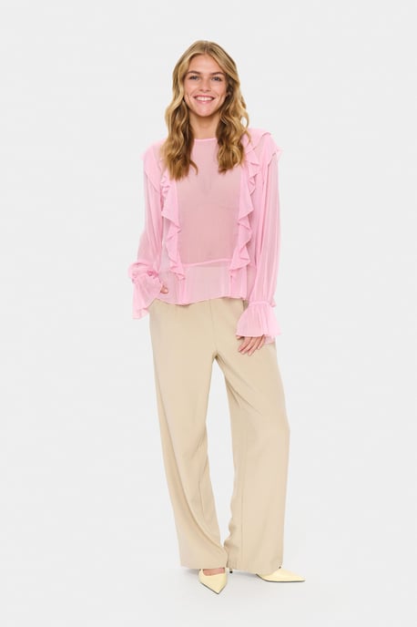 Langarm-Bluse LabelleSZ Gerade Passform - Image 1