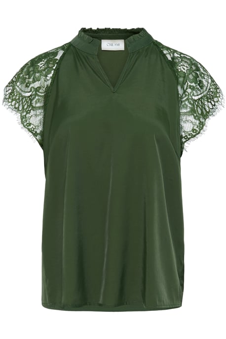 Kurzarm-Bluse CRNola Straight fit green - Image 4