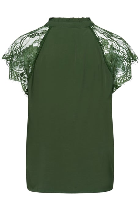 Kurzarm-Bluse CRNola Straight fit green - Image 5