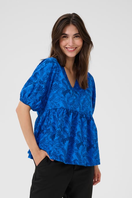 Kurzarm-Bluse CUtaylar Relaxed fit navy blue - Image 3