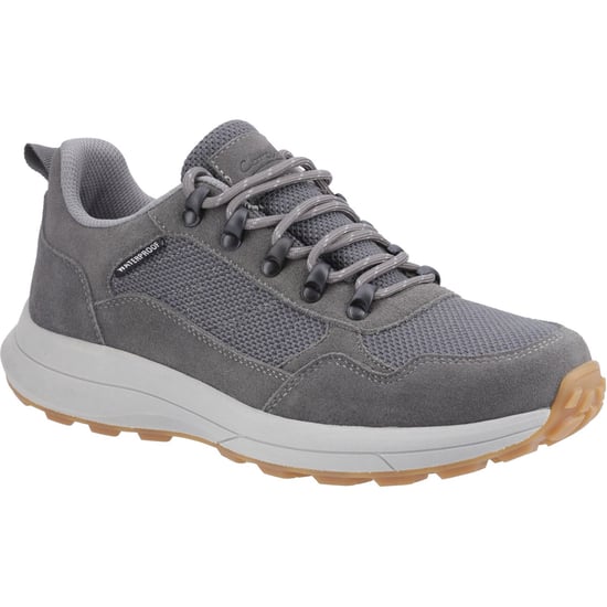 Cotswold Elmfield Wildleder Mesh Herren Turnschuhe In Grau - Image 1
