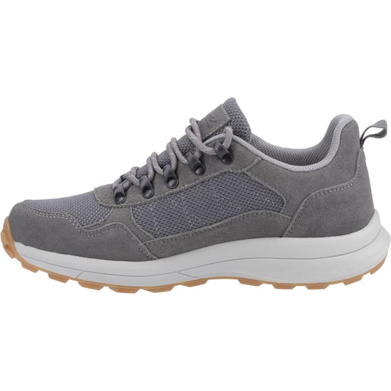 Cotswold Elmfield Wildleder Mesh Herren Turnschuhe In Grau - Image 4