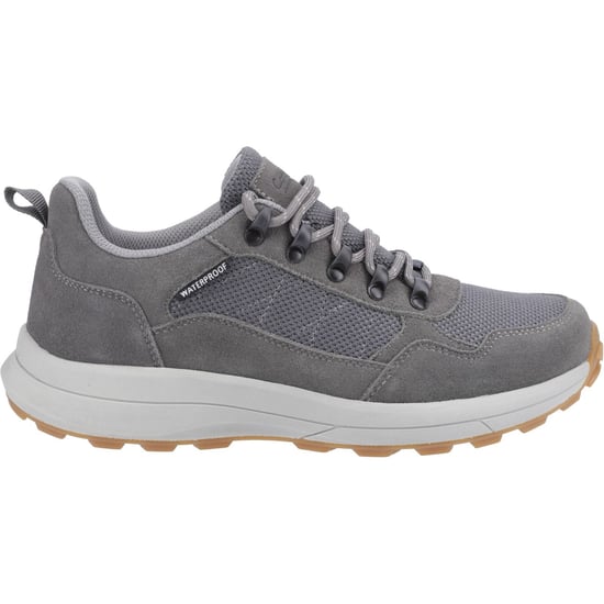 Cotswold Elmfield Wildleder Mesh Herren Turnschuhe In Grau - Image 5