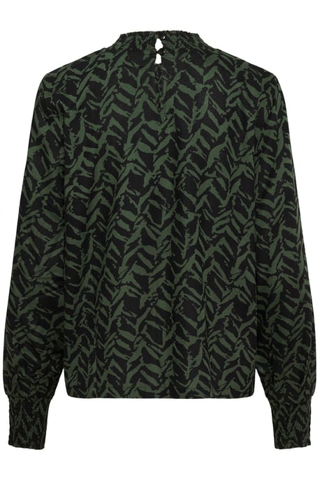 Langarm-Bluse KAdina Regular fit black green - Image 5