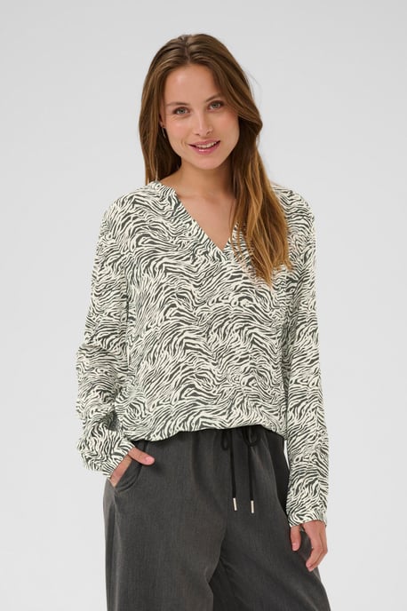 Langarm-Bluse KAditte Regular fit animal - Image 3